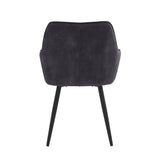 Oriana Eetkamerstoel - Grijs Adore Velvet