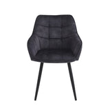 Oriana Eetkamerstoel - Grijs Adore Velvet