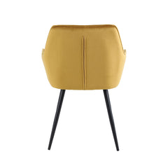 Oriana Eetkamerstoel - Okergeel Velvet