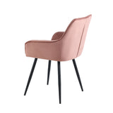 Oriana Eetkamerstoel - Roze Velvet