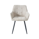 Oriana Eetkamerstoel - Taupe Chenille