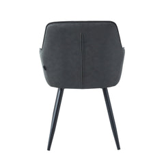 Ozzy Eetkamerstoel - Antraciet Microfiber