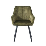 Ozzy Eetkamerstoel - Groen Adore Velvet