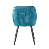 Ozzy Eetkamerstoel - Petrol Adore Velvet