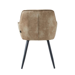 Chaise de salle à manger Ozzy – Velours Adore taupe