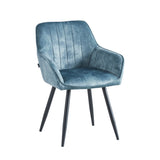 Ozzy Eetkamerstoel - WolkBlauw Adore Velvet