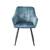 Ozzy Eetkamerstoel - WolkBlauw Adore Velvet