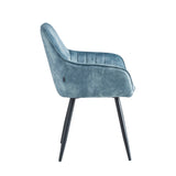 Ozzy Eetkamerstoel - WolkBlauw Adore Velvet