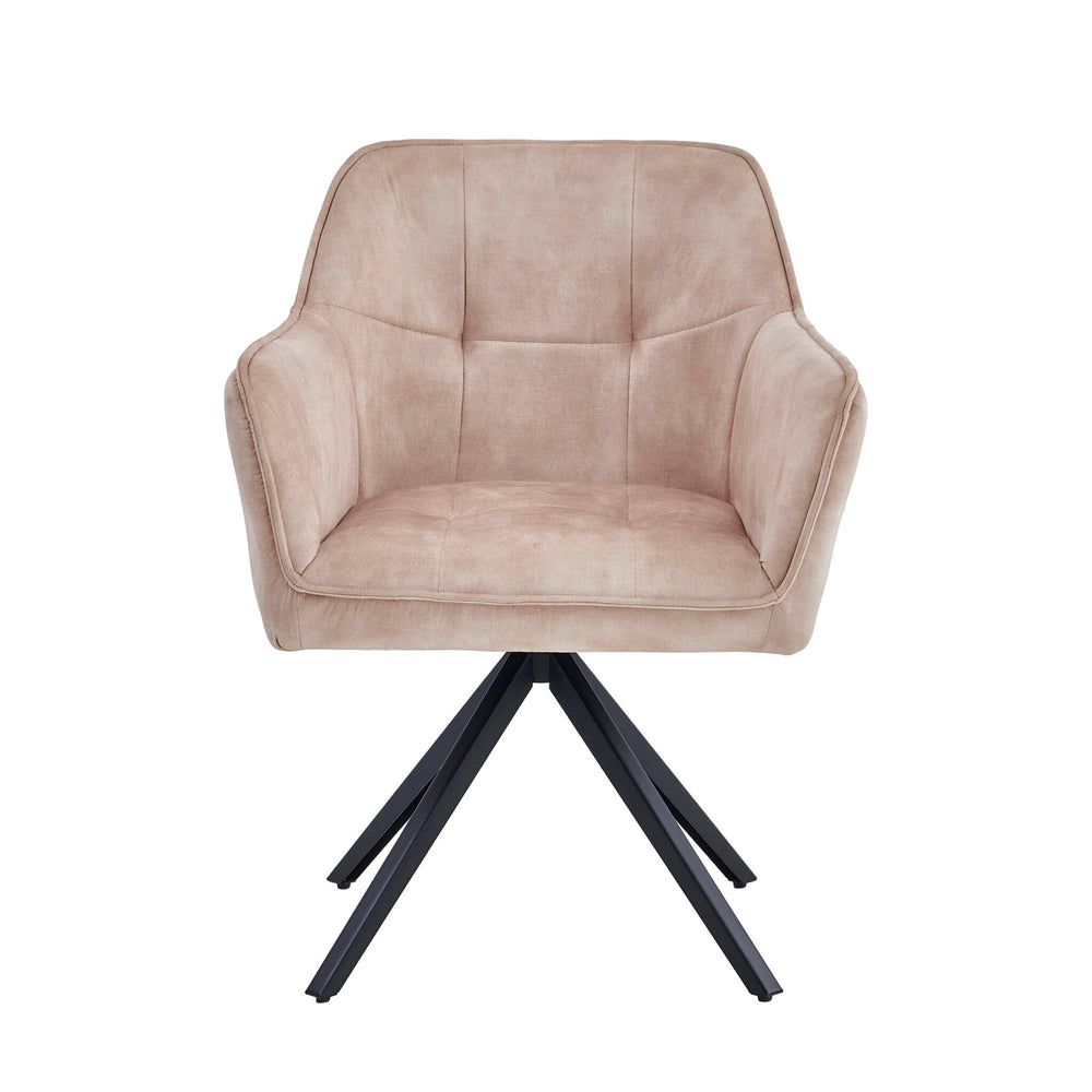 Pearl Esszimmerstuhl - Beige Adore Samt