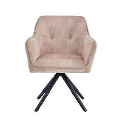 Pearl Eetkamerstoel - Beige Adore Velvet