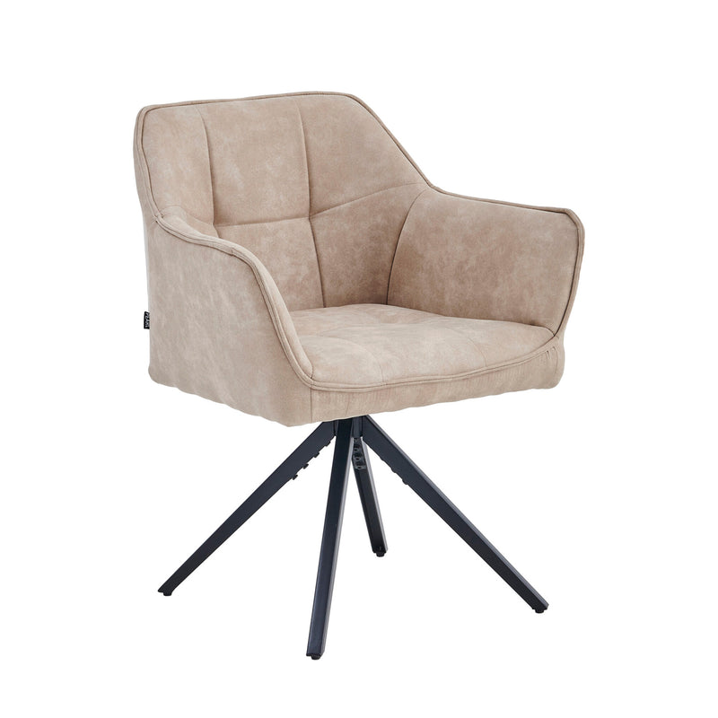 Sedia da pranzo Pearl - Microfibra beige