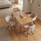 Pearl Esszimmerstuhl - Beige Adore Samt