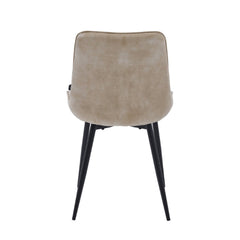 Quadra Sedia Da Pranzo - Beige Adore Velluto