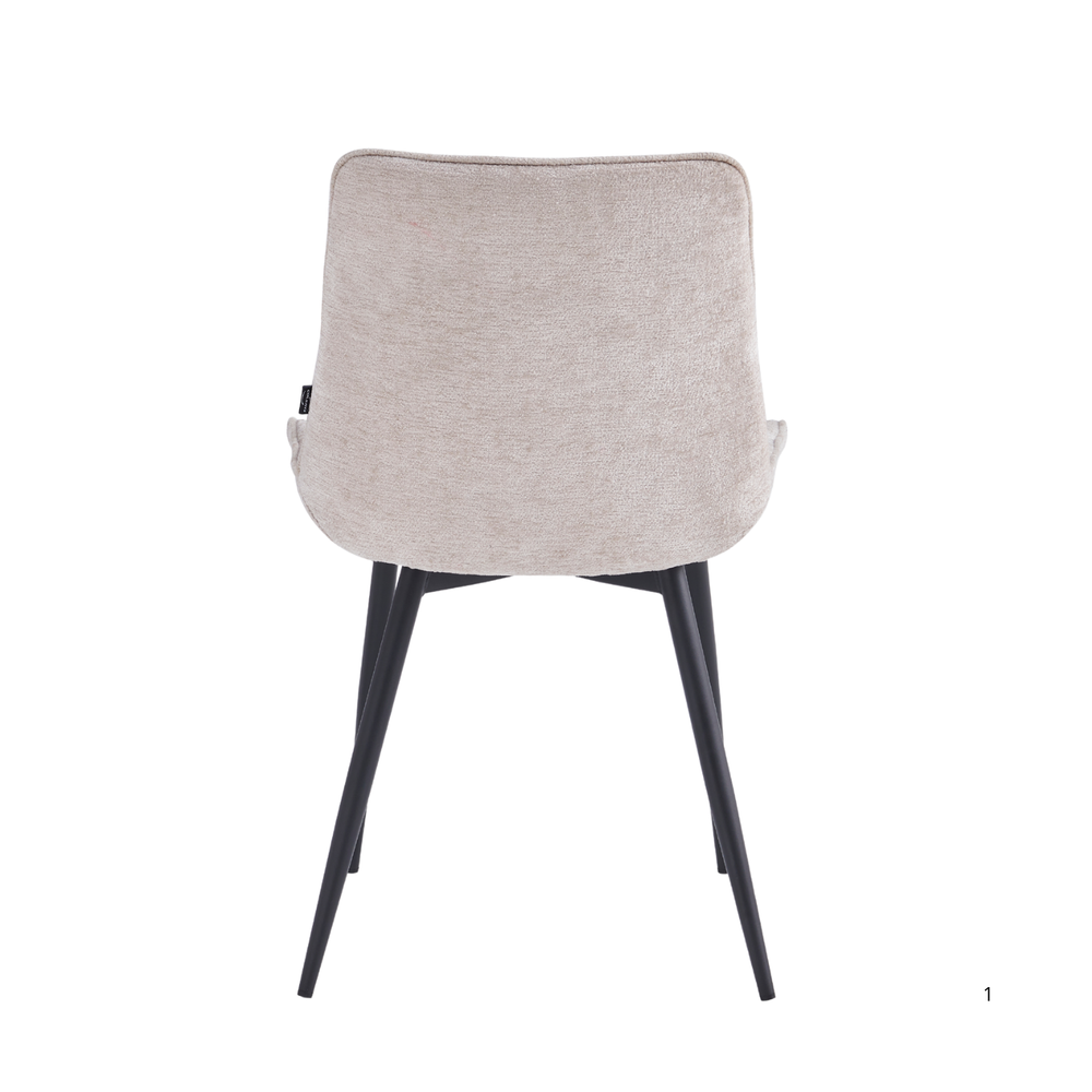 Quadra Eetkamerstoel - Beige Chenille