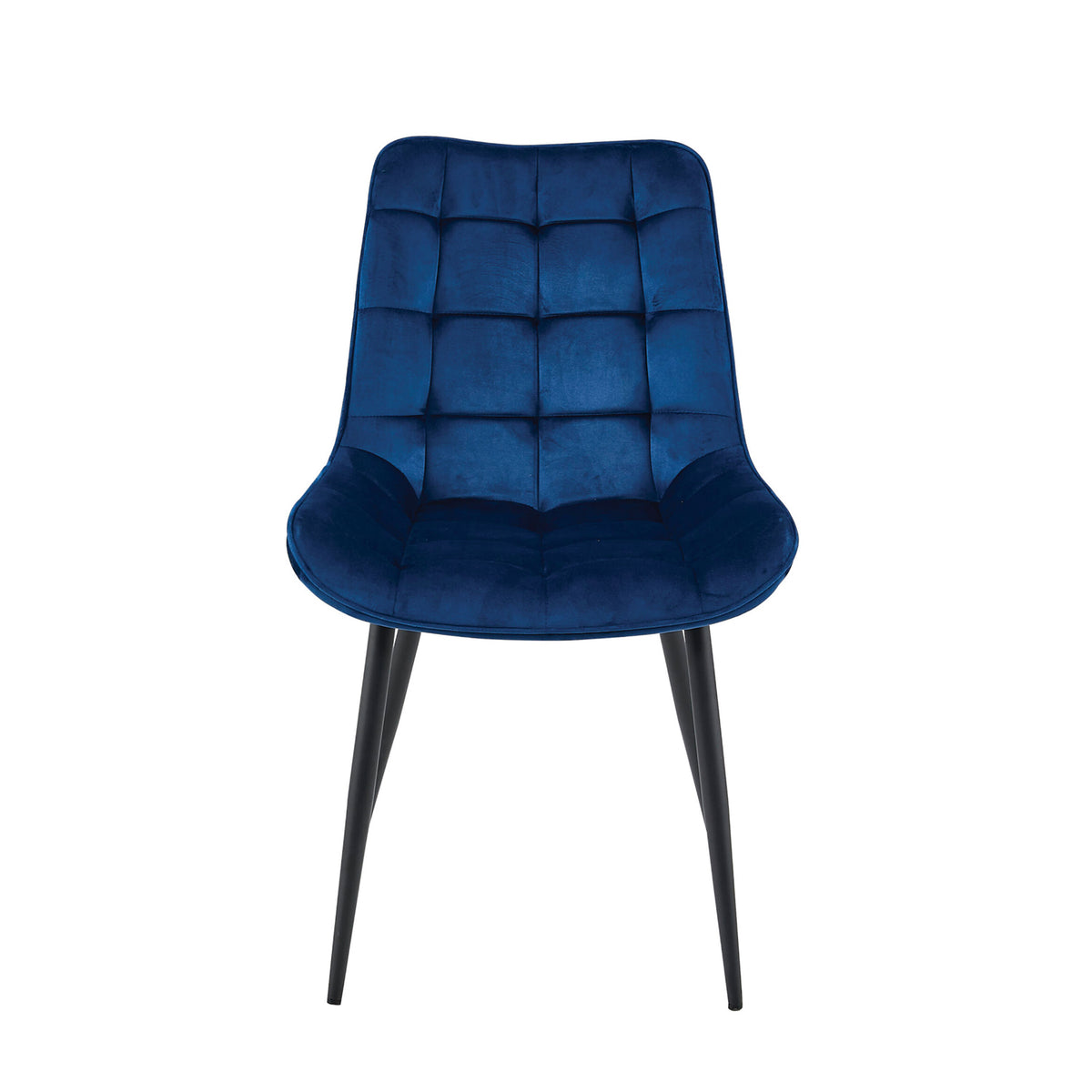 Quadra Eetkamerstoel - Blauw Velvet
