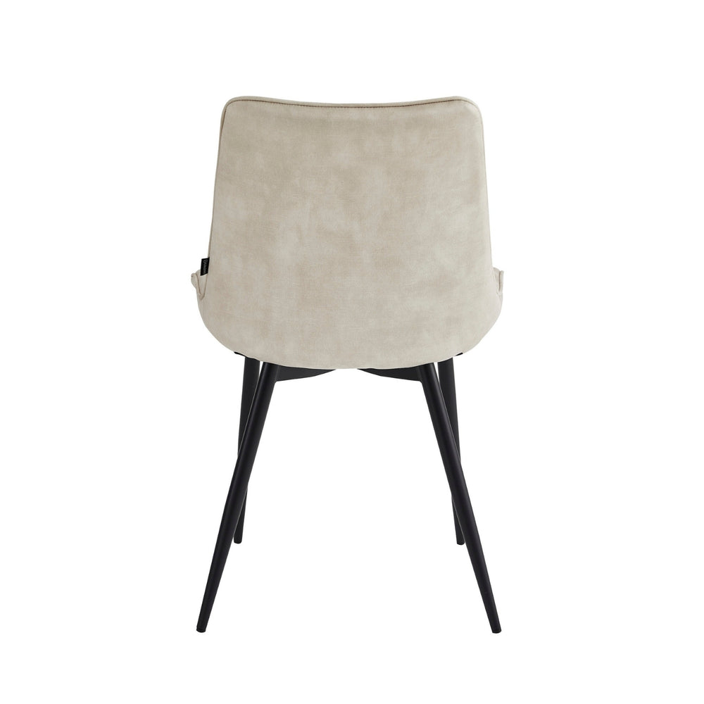 Quadra Eetkamerstoel - Beige Adore Velvet