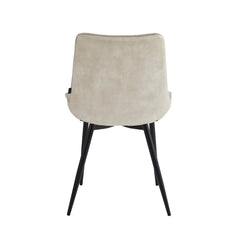 Quadra Sedia Da Pranzo - Beige Adore Velluto