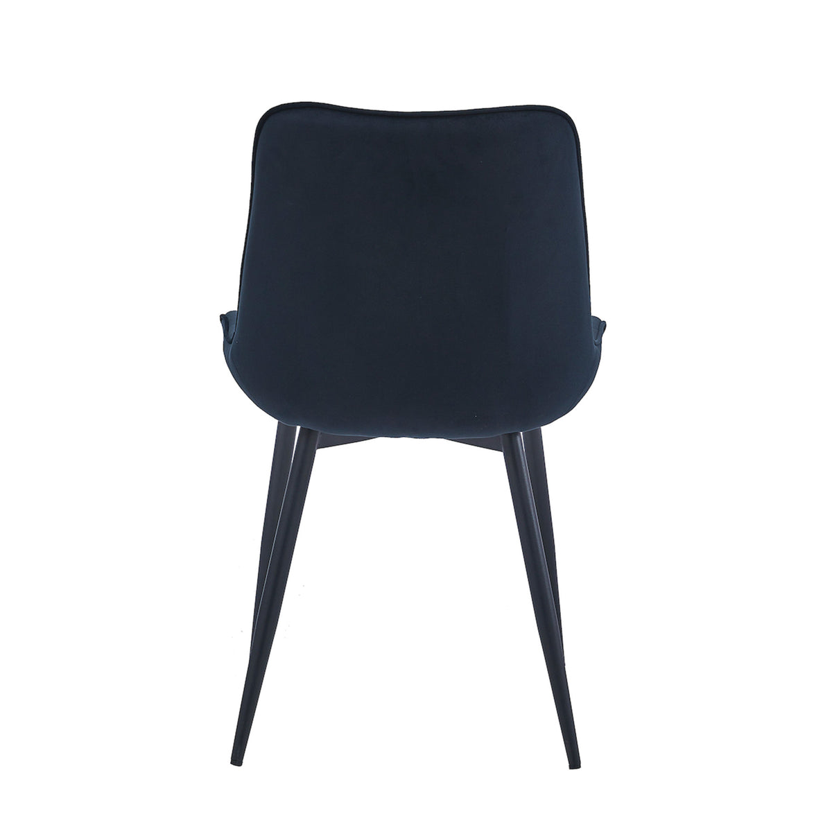 Chaise de salle à manger Quadra - Velours noir