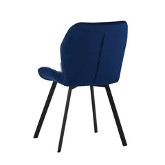 Rio Eetkamerstoel - Blauw Velvet