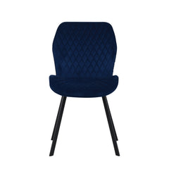 Rio Eetkamerstoel - Blauw Velvet