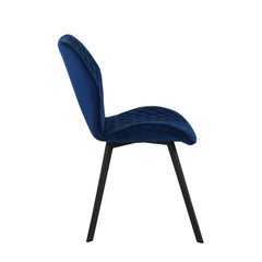 Rio Eetkamerstoel - Blauw Velvet