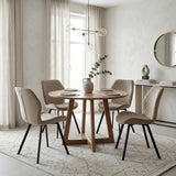 Rio Eetkamerstoel - Beige Velvet