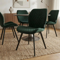 Rio Dining Chair - Green Velvet
