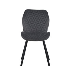 Rio Eetkamerstoel - Grijs Velvet