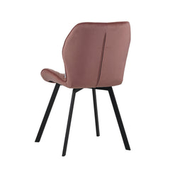 Rio Eetkamerstoel - Roze Velvet