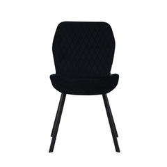 Rio Eetkamerstoel - Zwart Velvet