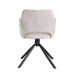 Roma Dining Chair - Beige Chenille