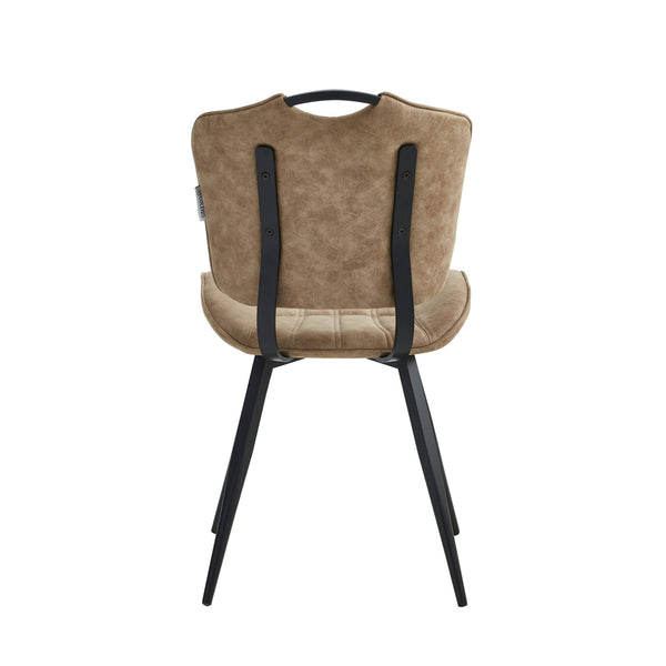 Rondo Esszimmerstuhl - Beige Mikrofaser