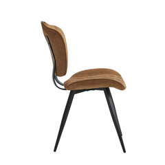 Rondo Dining Chair - Cognac Microfiber