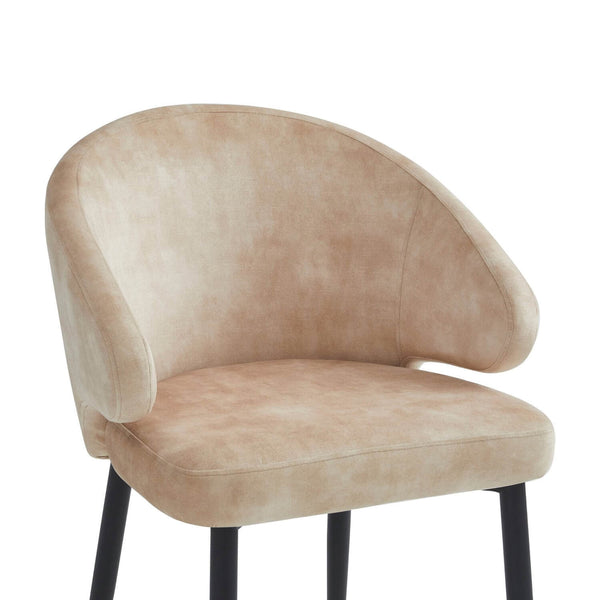 Ruby Eetkamerstoel - Yellow Beige Adore Velvet