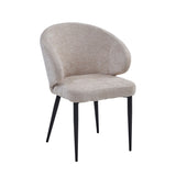 Ruby Eetkamerstoel - Beige Chenille