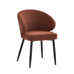 Ruby Eetkamerstoel - Bordeaux Boucle
