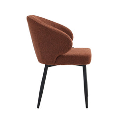 Ruby Eetkamerstoel - Bordeaux Boucle