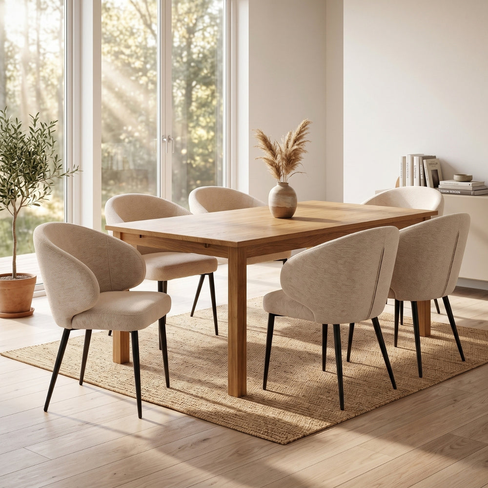 Ruby Esszimmerstuhl - Beige Chenille