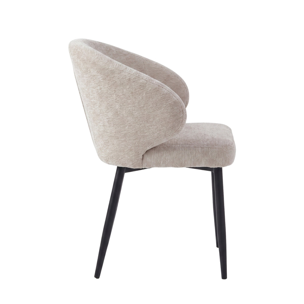 Ruby Esszimmerstuhl - Beige Chenille
