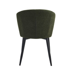 Ruby Eetkamerstoel - Groen Boucle