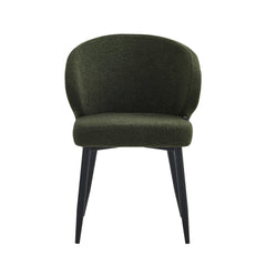 Ruby Eetkamerstoel - Groen Boucle