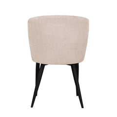 Sara Eetkamerstoel - Beige Chenille