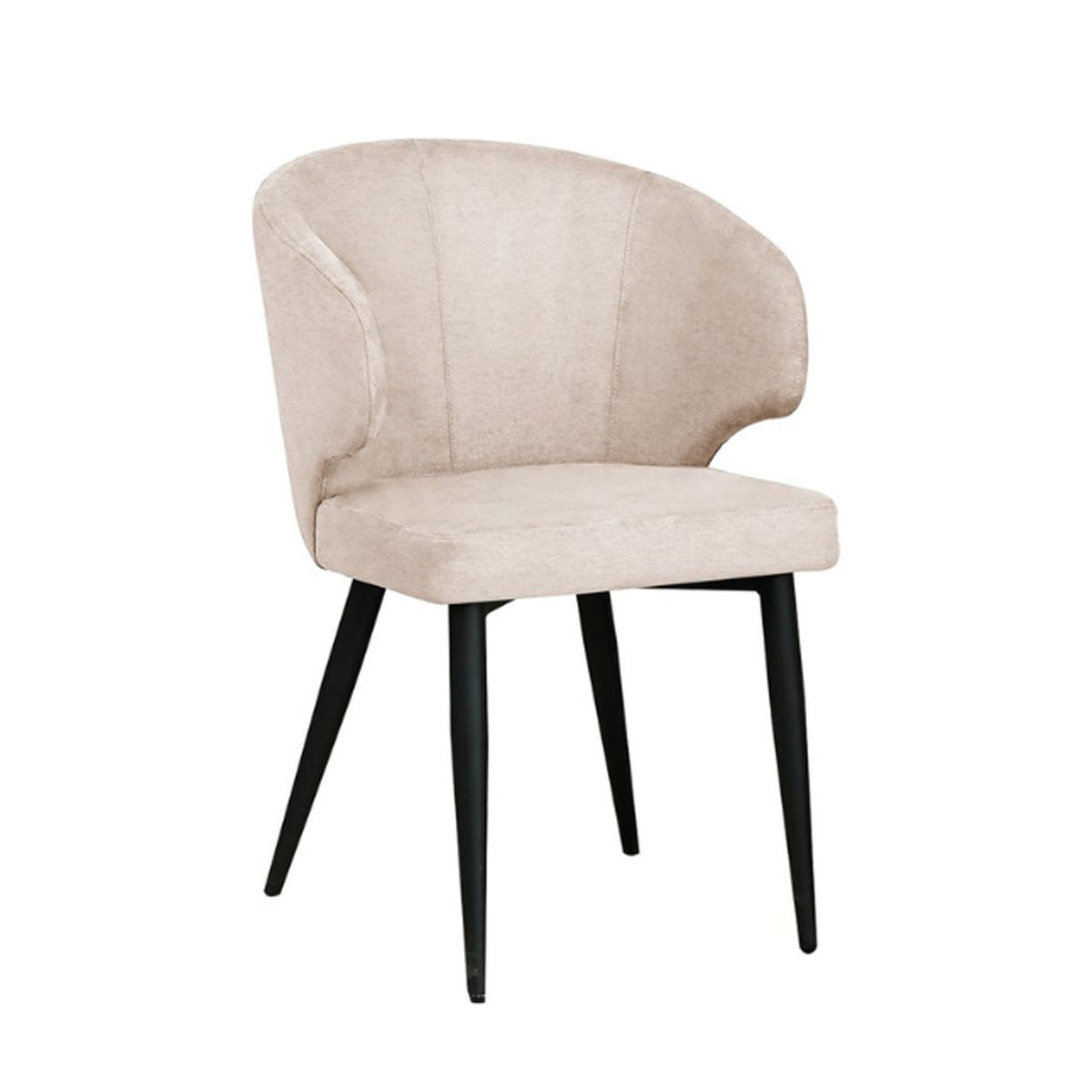 Chaise de salle à manger Sara - Chenille taupe
