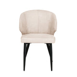 Chaise de salle à manger Sara - Chenille taupe