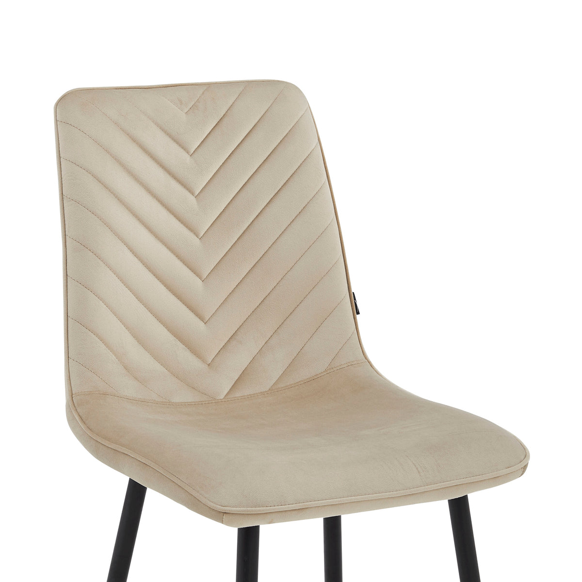 Chaise de salle à manger Senny - Velours beige