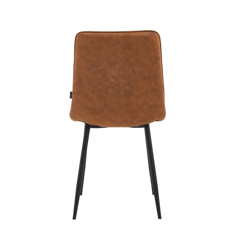 Senny Eetkamerstoel - Cognac Microvezel