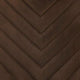 Senny Dining Chair - Brown Velvet