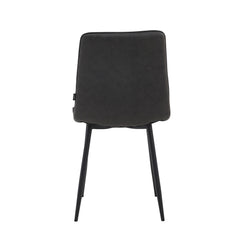 Senny Dining Chair - Grey Microfiber