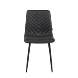 Chaise de salle à manger Senny - Microfibre grise