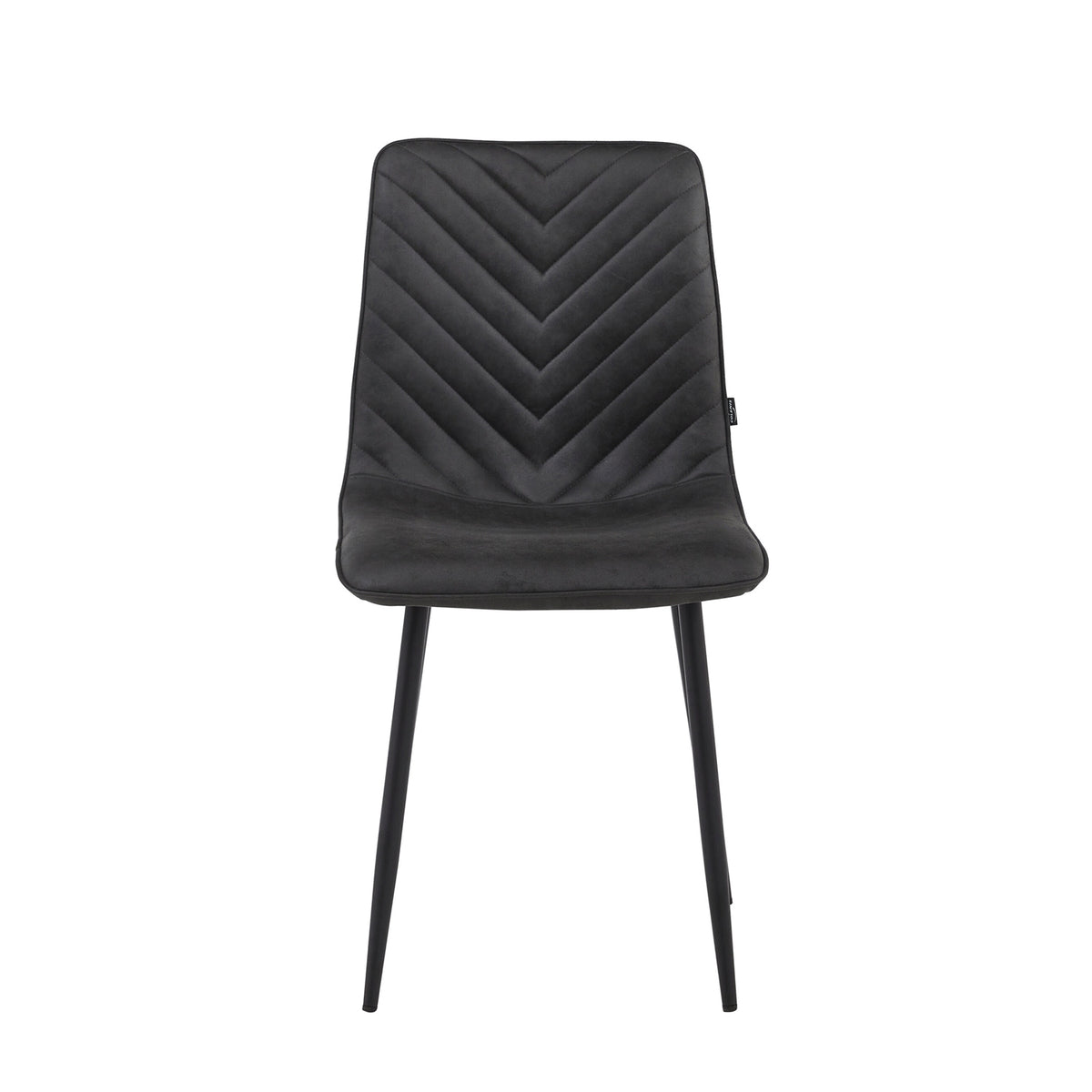 Chaise de salle à manger Senny - Microfibre grise